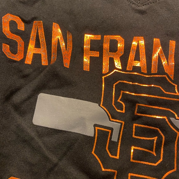 NWT! Majestic San Francisco Giants baseball women’s short sleeve top Small - Picture 9 of 9